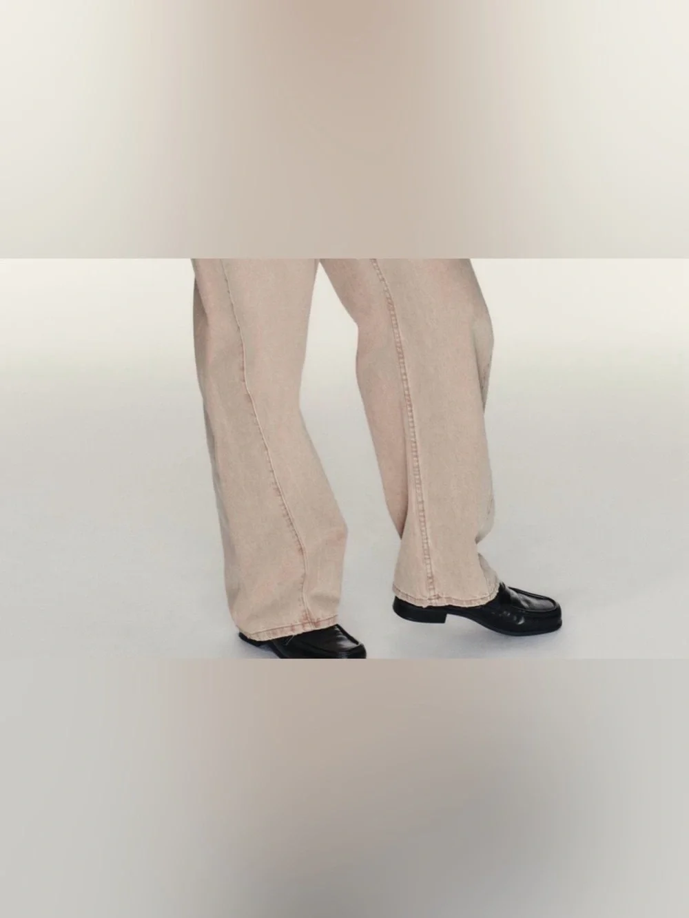 TRF MID-RISE BAGGY BALLOON JEANS NWT Color: FADED PINK * Sizes: 2,4,6,8,10,12